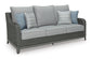 Elite Park Outdoor Sofa and Loveseat with Coffee Table