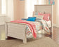 Willowton  Panel Bed With Nightstand