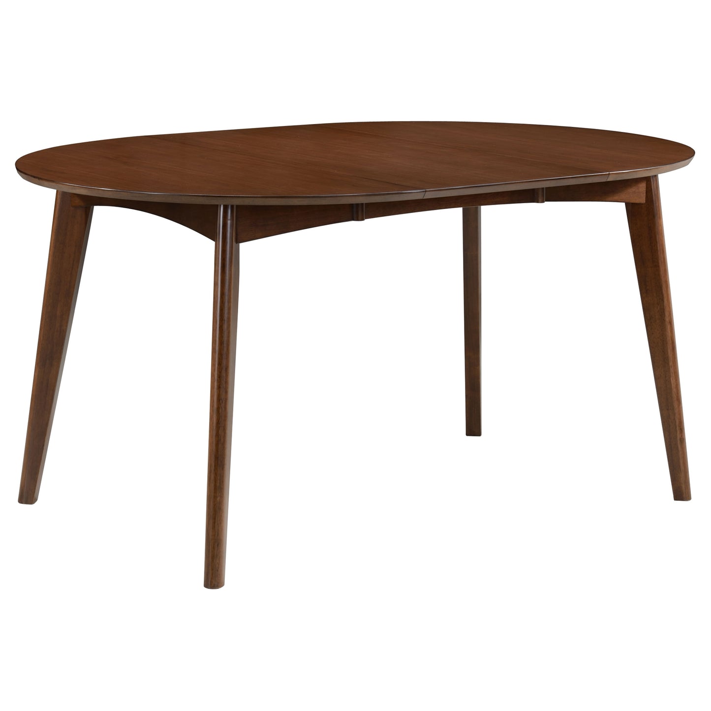 Jedda 5-piece Oval Dining Table Set Dark Walnut