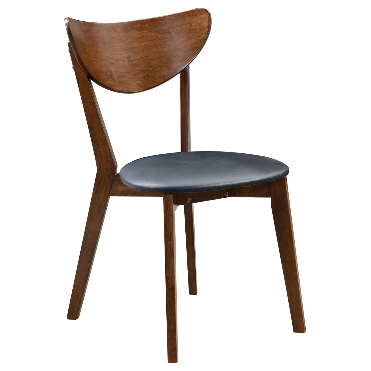 Jedda Wood Dining Side Chair Dark Walnut (Set of 2)