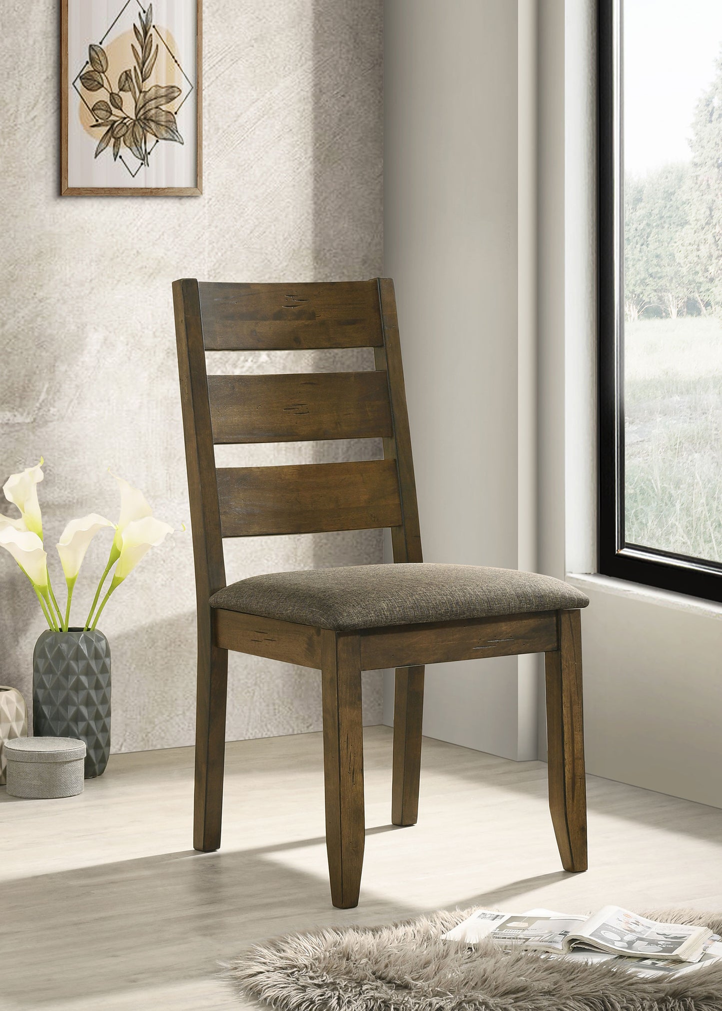 Alston Wood Dining Side Chair Knotty Nutmeg (Set of 2)