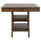 Dewey 5-piece Rectangular Dining Table Set Walnut