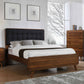 Robyn Wood Queen Platform Bed Dark Walnut