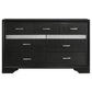 Miranda 7-drawer Dresser Black