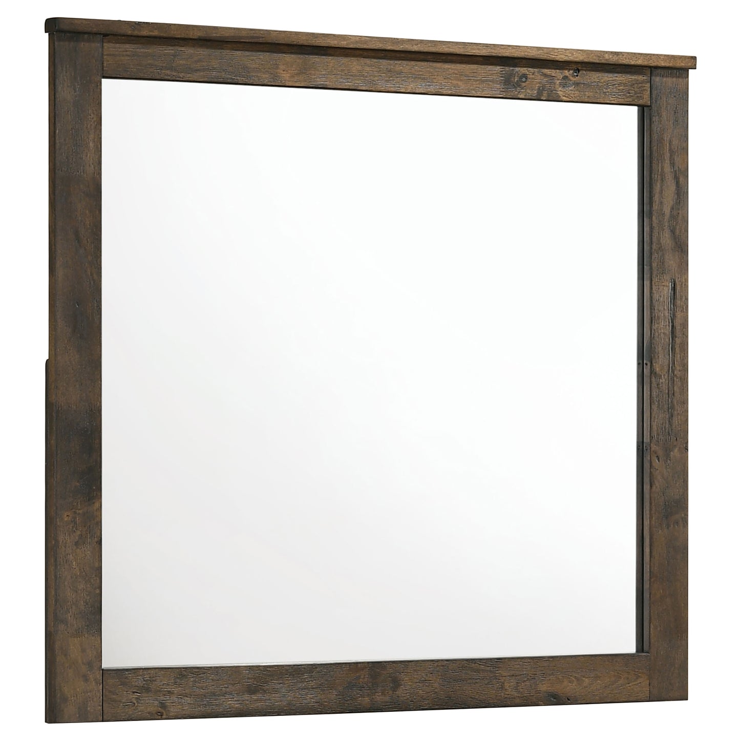 Woodmont Dresser Mirror Rustic Golden Brown