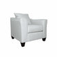 Salizar Upholstered Flared Arm Accent Chair Sand