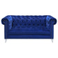 Bleker 2-piece Upholstered Tuxedo Arm Tufted Sofa Set Blue