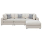 Serene 4-piece Upholstered Modular Sectional Sofa Beige