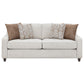 Christine 3-piece Upholstered Sloped Arm Sofa Set Beige