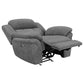 Bahrain Upholstered Power Glider Recliner Charcoal