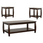 Dixon 3-piece Rectangular Wood Coffee Table Set Espresso