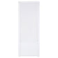 Jude 3-shelf Engineered Wood Media Tower High Gloss White