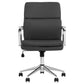 Ximena Upholstered Adjustable Mid Back Office Chair Black