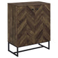 Carolyn 2-door Engineered Wood Accent Cabinet Rustic Oak