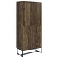 Carolyn 2-door Engineered Wood Accent Cabinet Rustic Oak