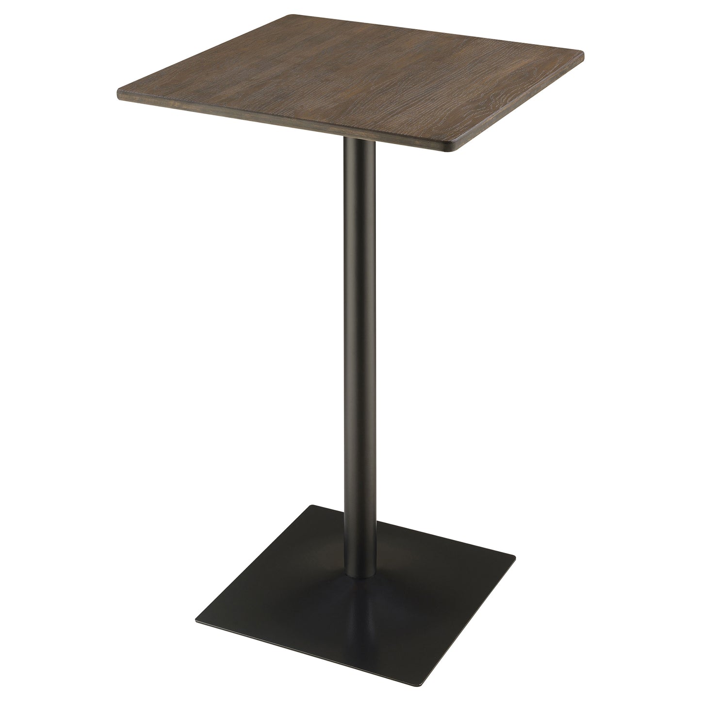 Cavalier Square 24-inch Pub Height Bistro Bar Table Dark Elm