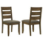 Alston Wood Dining Side Chair Knotty Nutmeg (Set of 2)