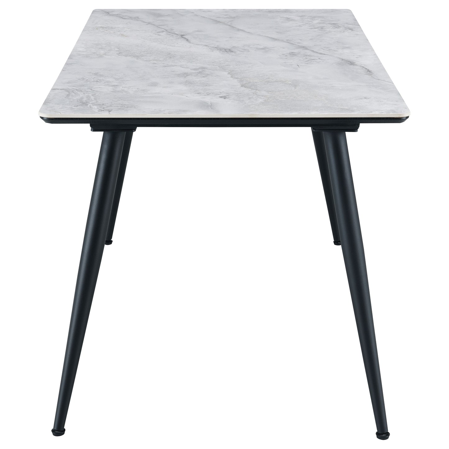 Dennison Rectangular 55-inch Ceramic Top Dining Table Grey