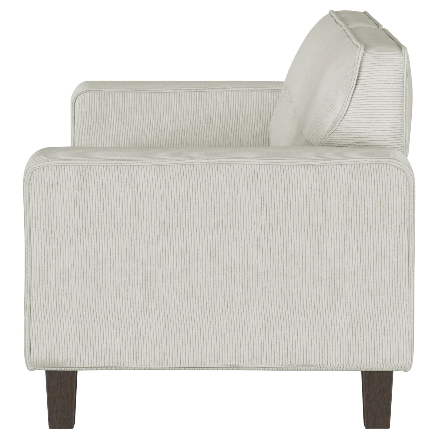 Deerhurst Upholstered Track Arm Tufted Sofa Greige