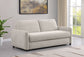 Rylie Upholstered Sofa Sleeper with Queen Mattress Beige