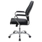 Chase Upholstered Adjustable Home Office Desk Chair Black