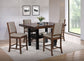 Patterson 5-piece Counter Height Dining Set Mango Oak