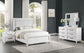 Marielle 4-piece Cal King Bedroom Set Distressed White