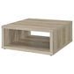 Frisco Square Engineered Wood Coffee Table Distressed Pine