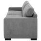 Simpson Upholstered Sofa Sleeper with Queen Mattress Grey