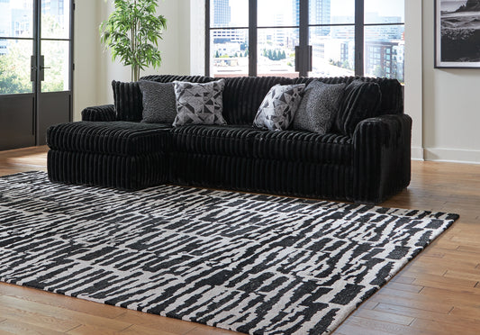 Midnight-Madness 2-Piece Sectional Sofa with Chaise