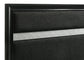 Miranda 55-inch Upholstered Twin Panel Bed Black