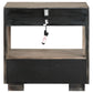 Durango 2-drawer Nightstand Bedside Table Taupe Oak