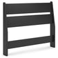 Socalle Twin Panel Headboard with Nightstand