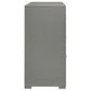 Ives 6-drawer Dresser Cabinet Grey High Gloss