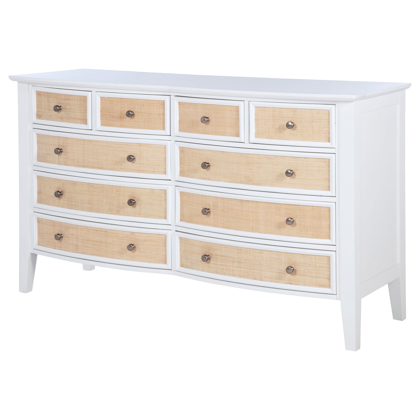 Bexhill 10-drawer Dresser Cabinet White