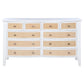 Bexhill 10-drawer Dresser Cabinet White