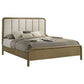 Amsbury 59-inch Upholstered California King Bed Nutmeg