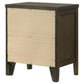 Wilkes 2-drawer Nightstand Bedside Table Dark Cocoa