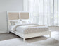 Bexhill 56-inch Upholstered California King Panel Bed White