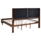 Robyn Wood Eastern King Platform Bed Dark Walnut