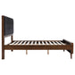 Robyn Wood Queen Platform Bed Dark Walnut