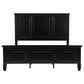 Sandy Beach 4-piece Eastern King Bedroom Set Black