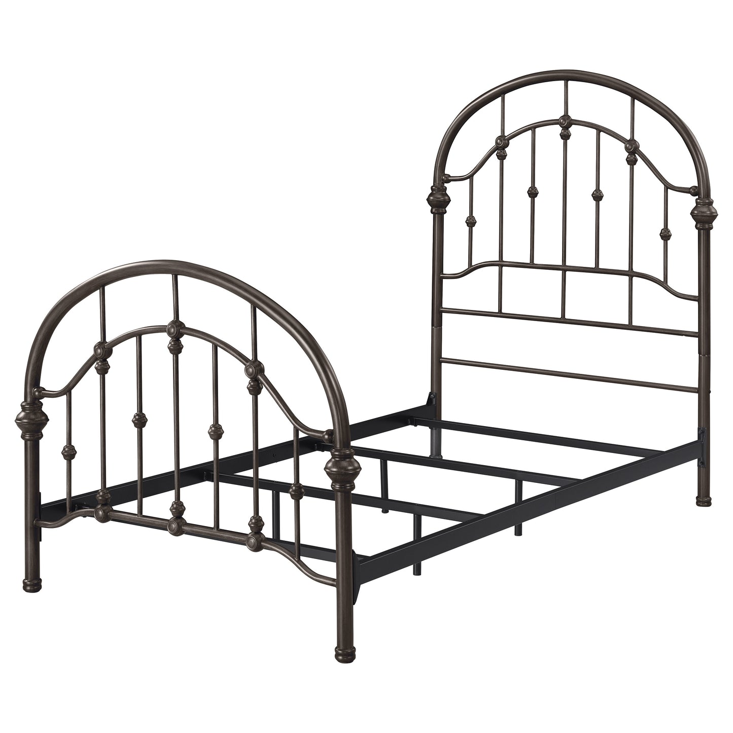 Rowan Metal Twin Open Frame Bed Dark Bronze