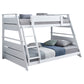 Holden Wood Veneer Twin Over Full Bunk Bed White