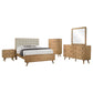 Robyn 5-piece Eastern King Bedroom Set Light Ash