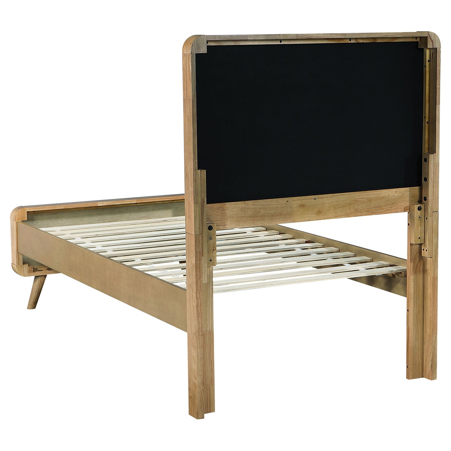 Robyn Wood Twin Platform Bed Light Ash