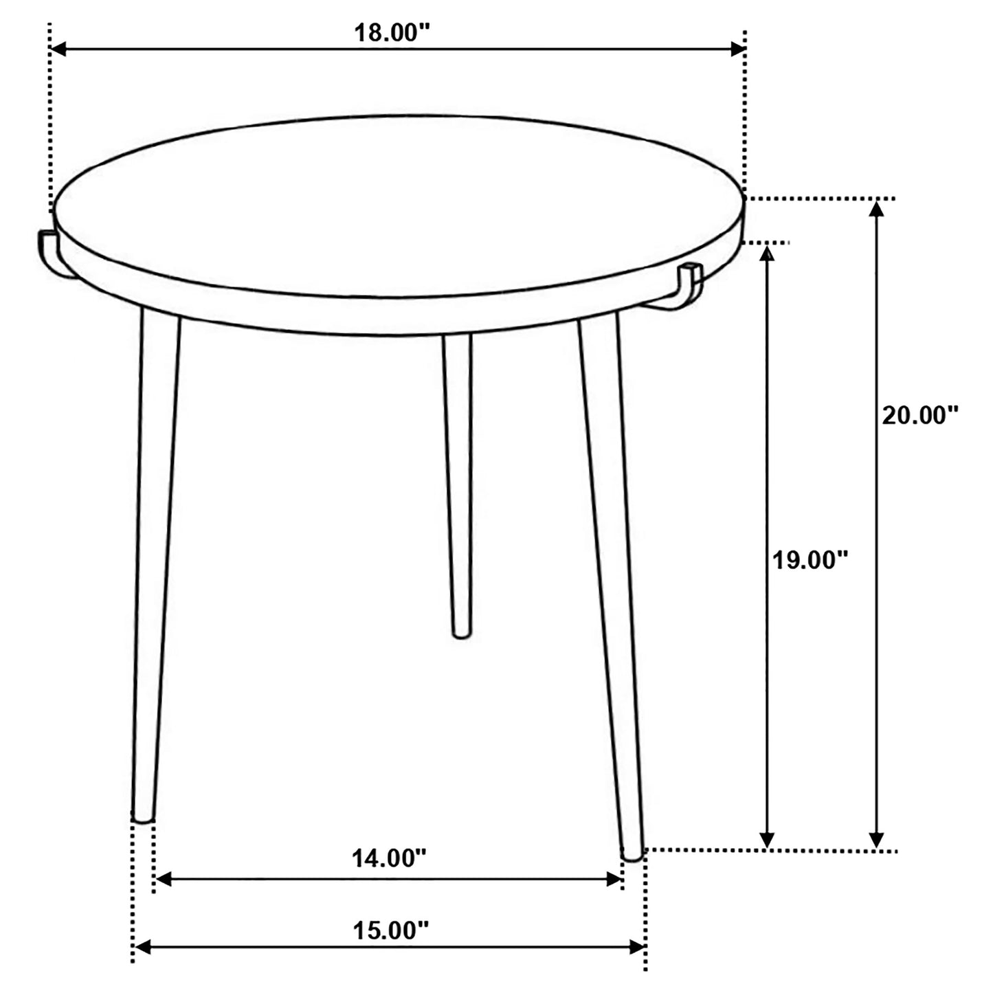 Pilar 3-piece Solid Wood Coffee and End Table Set Natural