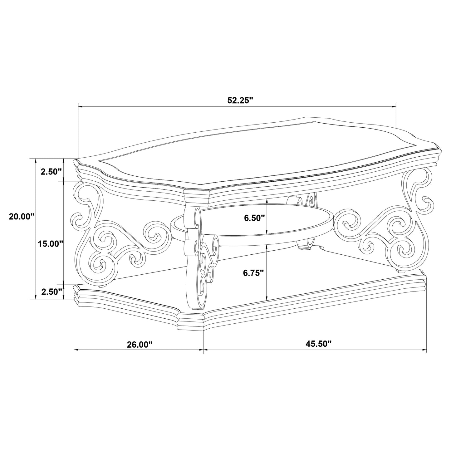 Laney 2-piece Glass Top Coffee and End Table Set Dark Merlot