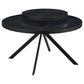 Briggs 2-piece Round Coffee and End Table Set Black