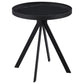 Briggs 2-piece Round Coffee and End Table Set Black